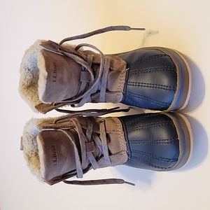 Kids' L.L.Bean Rangeley Sherpa Boots Sz 12